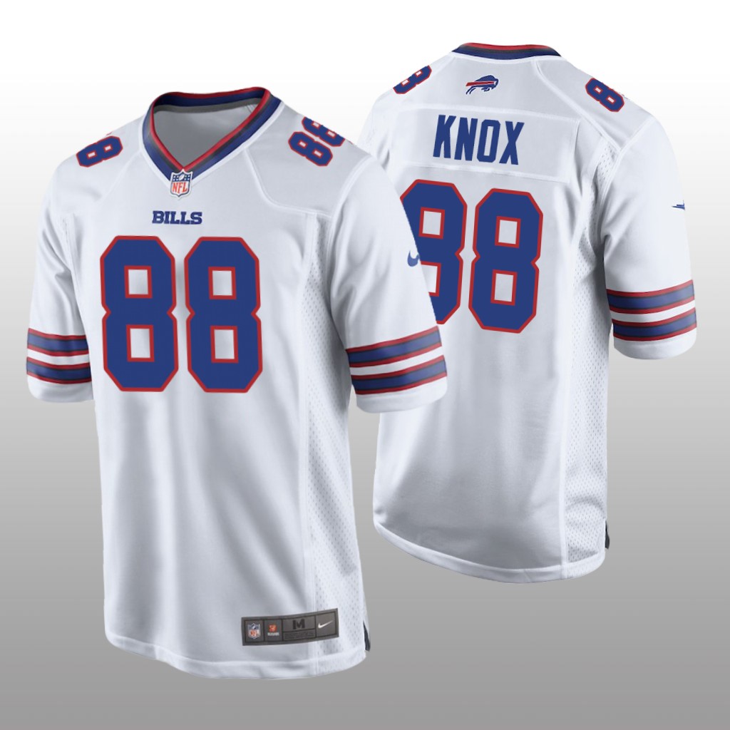 Dawson Knox Buffalo Bills White NFL Draft Game Jersey