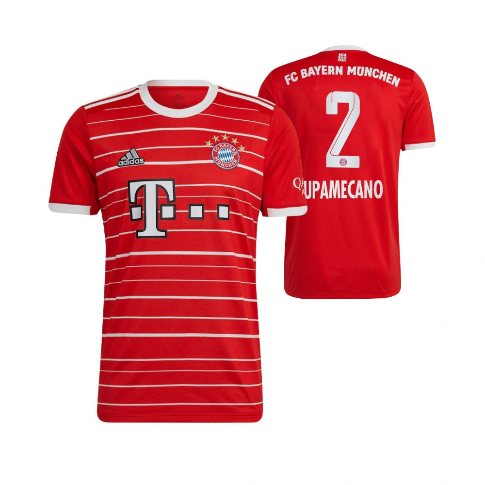 Dayot Upamecano 2 Bayern Munich  2022/23 Home Soccer Jersey – Red