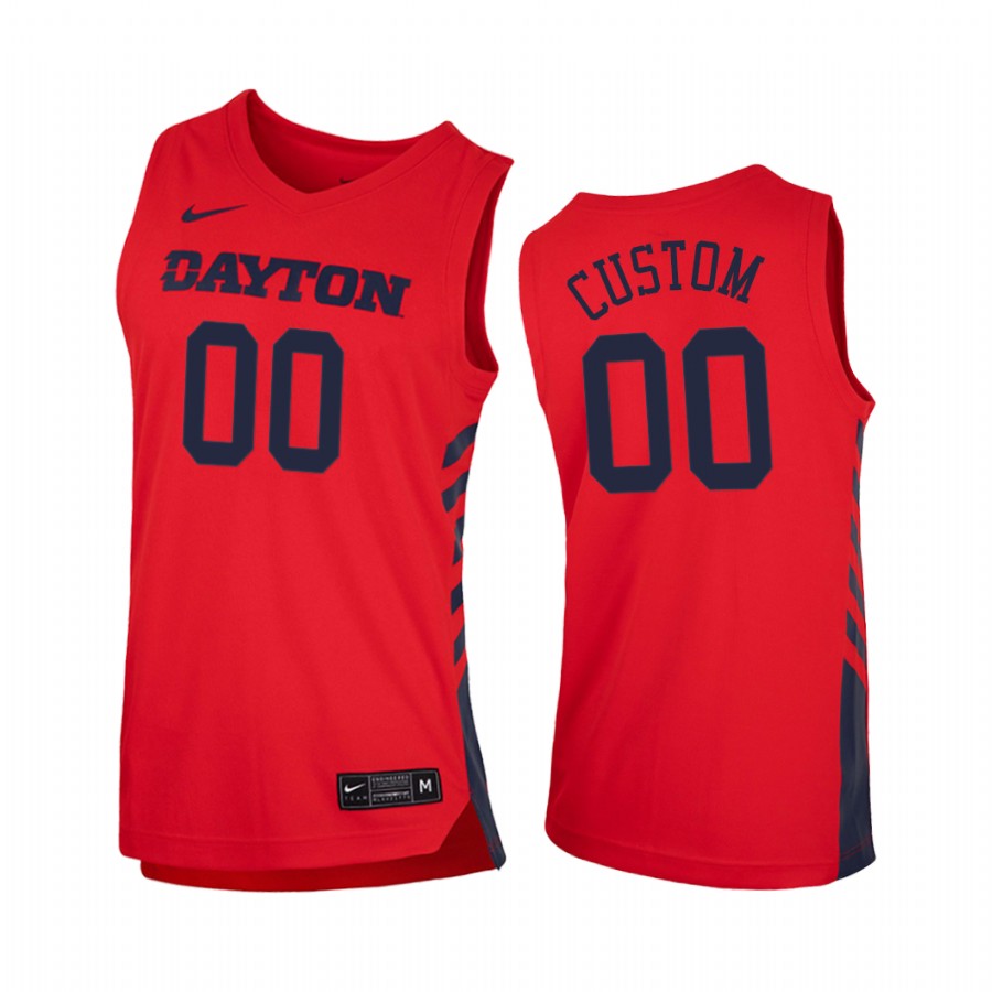 Dayton Flyers Custom Red 2020-21 College Jersey