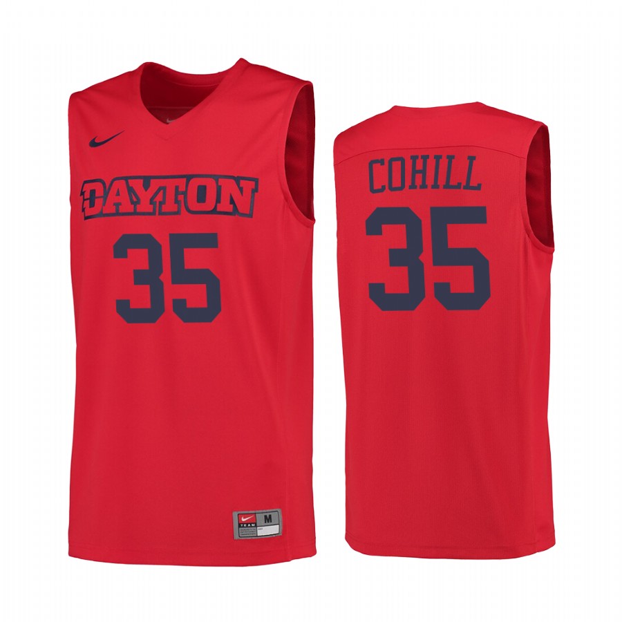 Dayton Flyers Dwayne Cohill 90s Throwback Red College Jersey NCAA