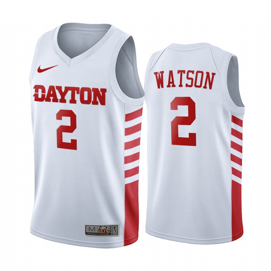 Dayton Flyers Ibi Watson White College Jersey
