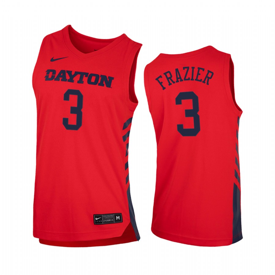 Dayton Flyers Luke Frazier Red 2020-21 College Jersey
