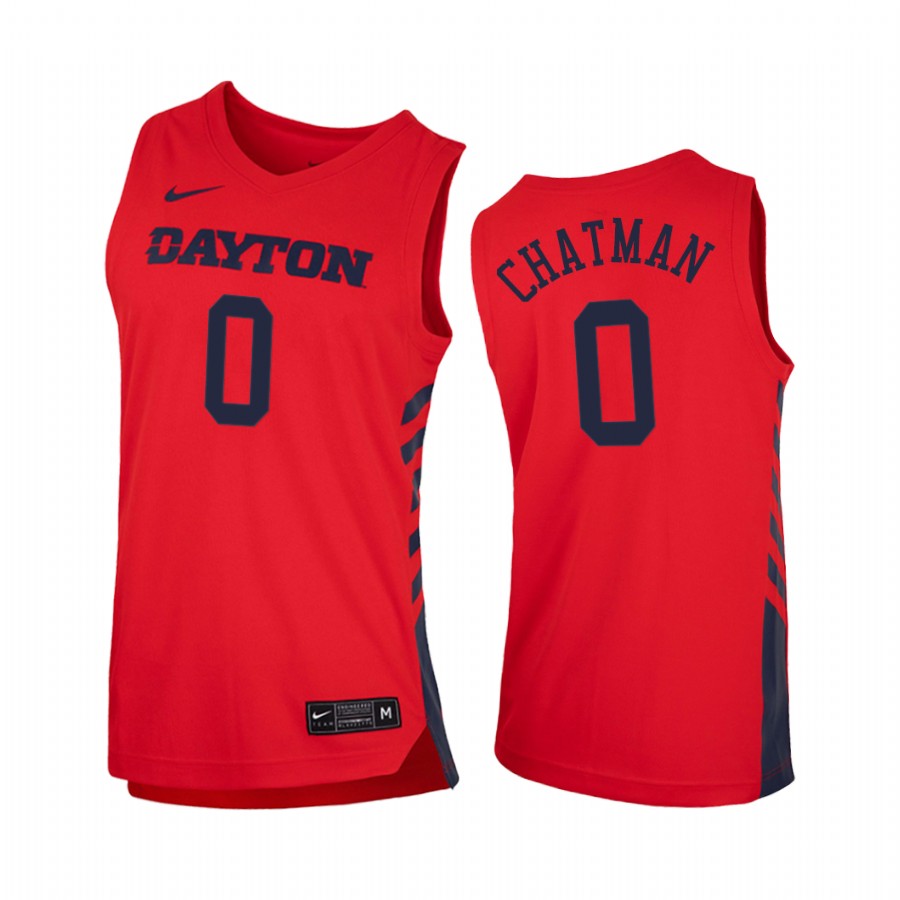 Dayton Flyers Rodney Chatman Red 2020-21 College Jersey