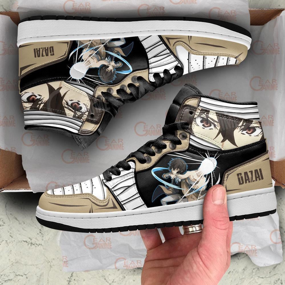 Dazai Osamu JD1s Sneakers Bungou Stray Dogs Anime Shoes, Air Jordan Hightop