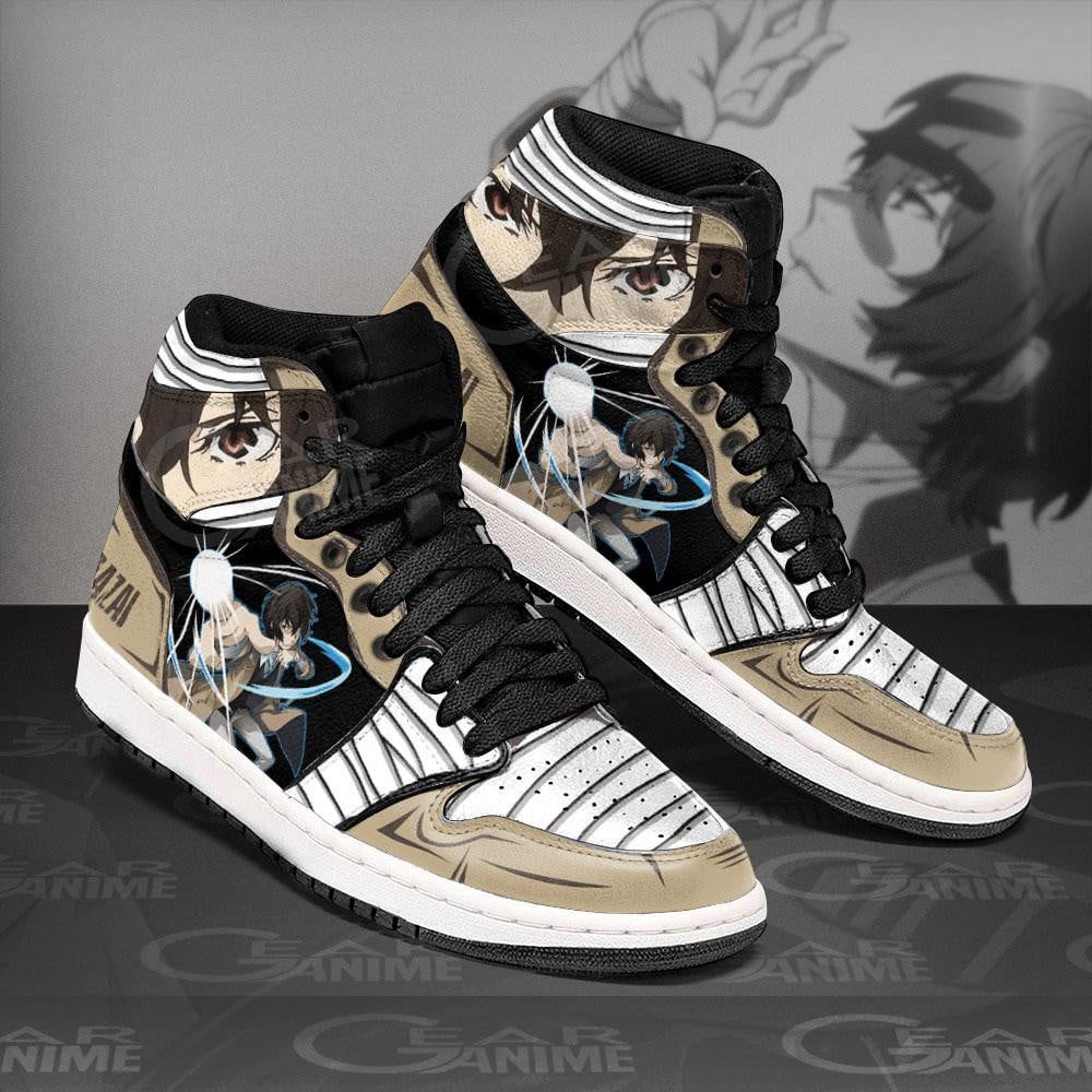 Dazai Osamu JD1s Sneakers Bungou Stray Dogs Anime Shoes, Air Jordan Hightop