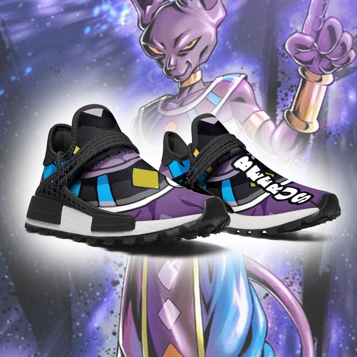 DB Beerus Shoes Sporty Dragon Ball Anime Sneakers, NMD Shoes