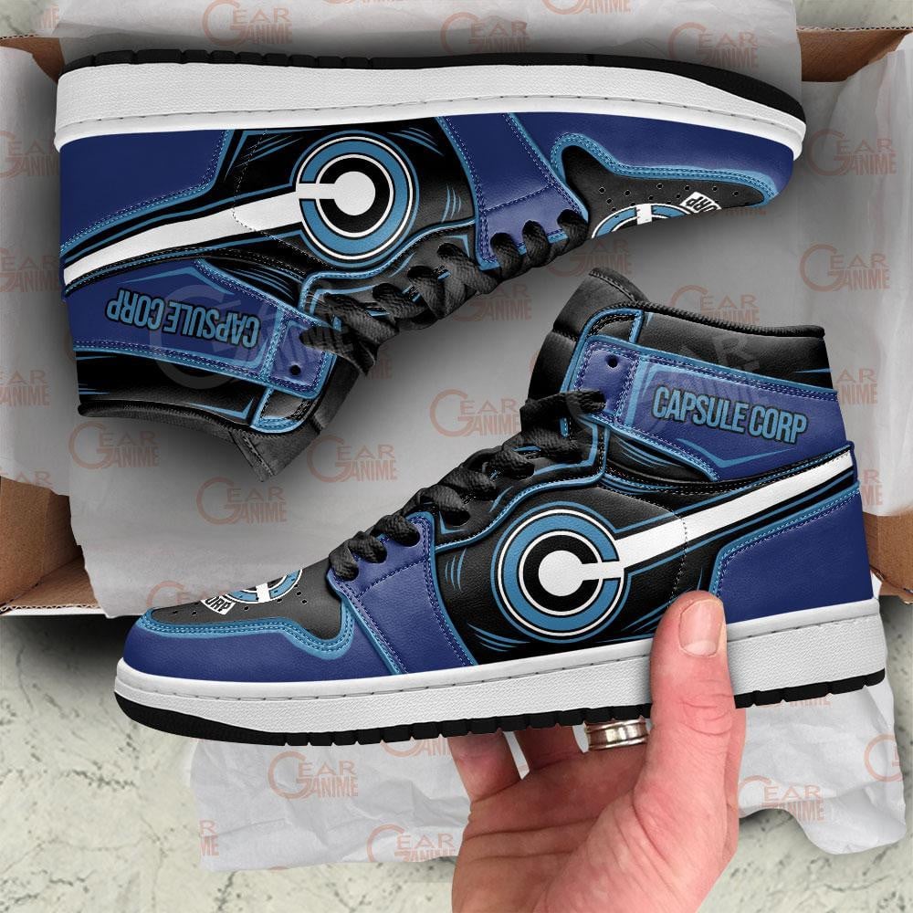 DB Capsule JD1s Sneakers Dragon Ball Anime Shoes, Air Jordan Hightop