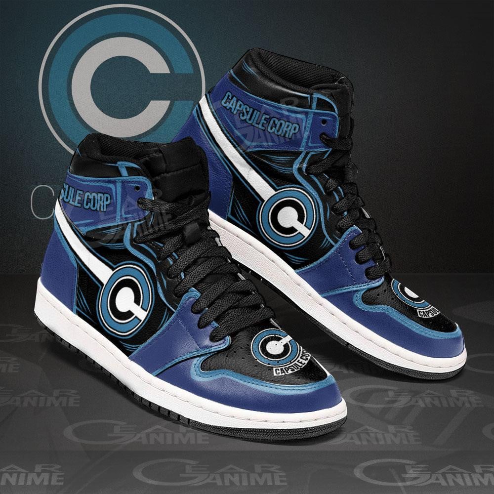 DB Capsule JD1s Sneakers Dragon Ball Anime Shoes, Air Jordan Hightop