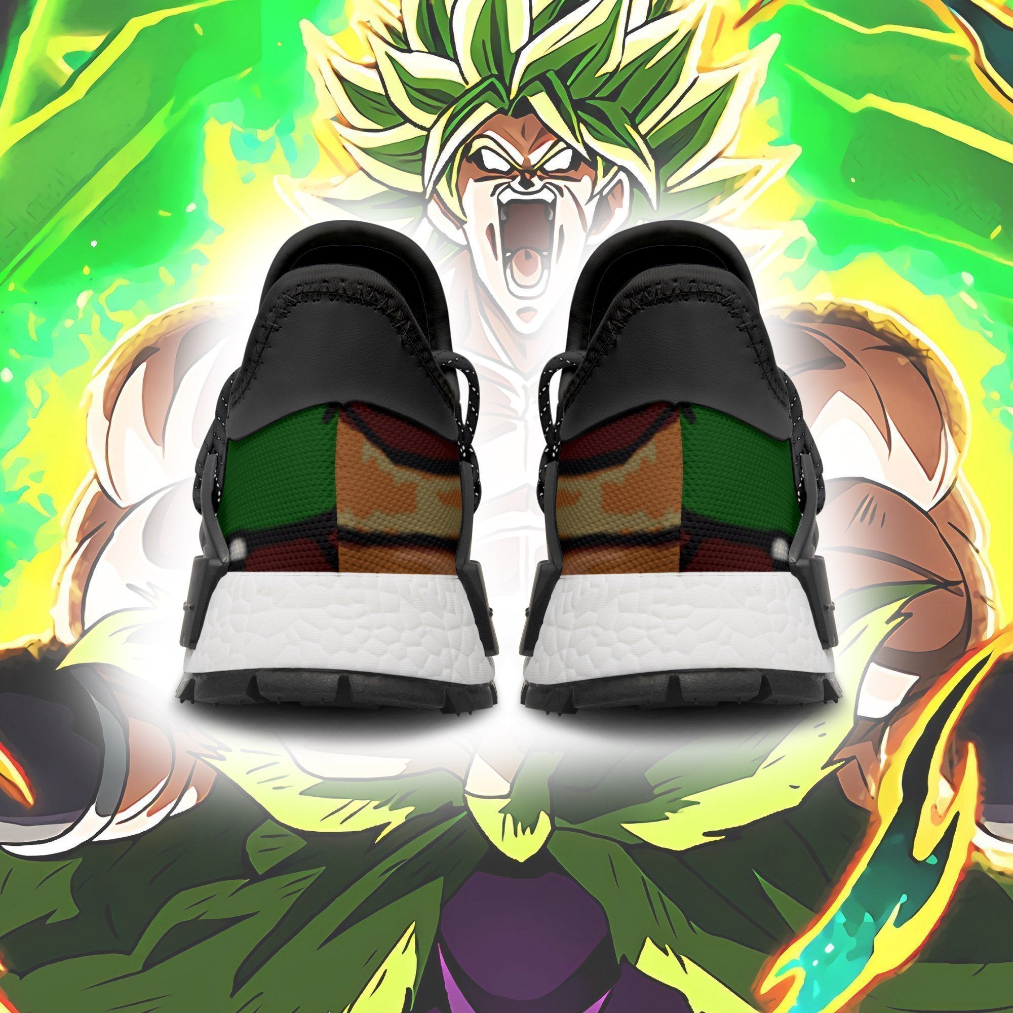 DB Super Broly Shoes Sporty Dragon Ball Anime Sneakers, NMD Shoes