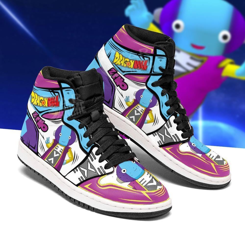 DBS King Of All Zeno JD1s Sneakers Anime Dragon Ball Shoes, Air Jordan Hightop