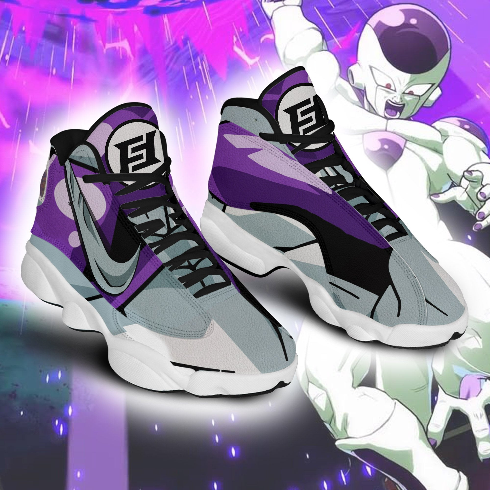 DBZ Frieza JD13 Sneakers Custom Anime Dragon Ball Shoes