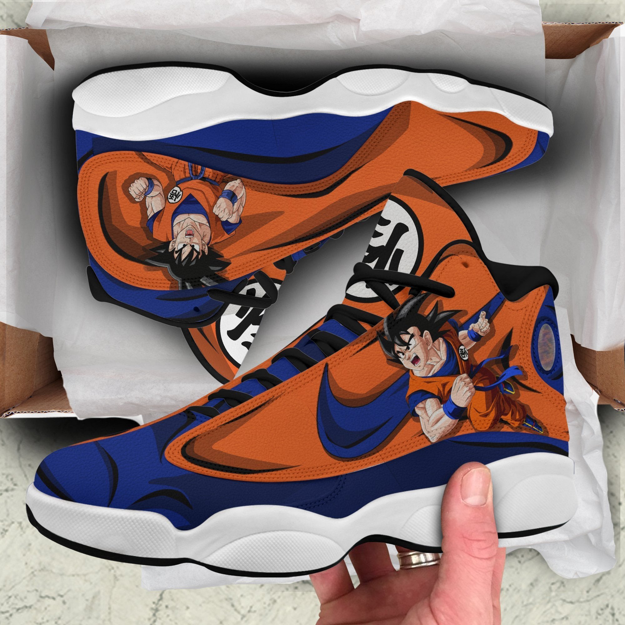 DBZ Goku Anime JD13 Sneakers Custom For Dragon Ball Fans