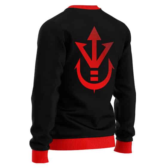 DBZ Saiyan Royal Family Crest Awesome Ugly Sweatshirt