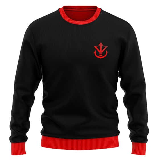 DBZ Saiyan Royal Family Crest Awesome Ugly Sweatshirt