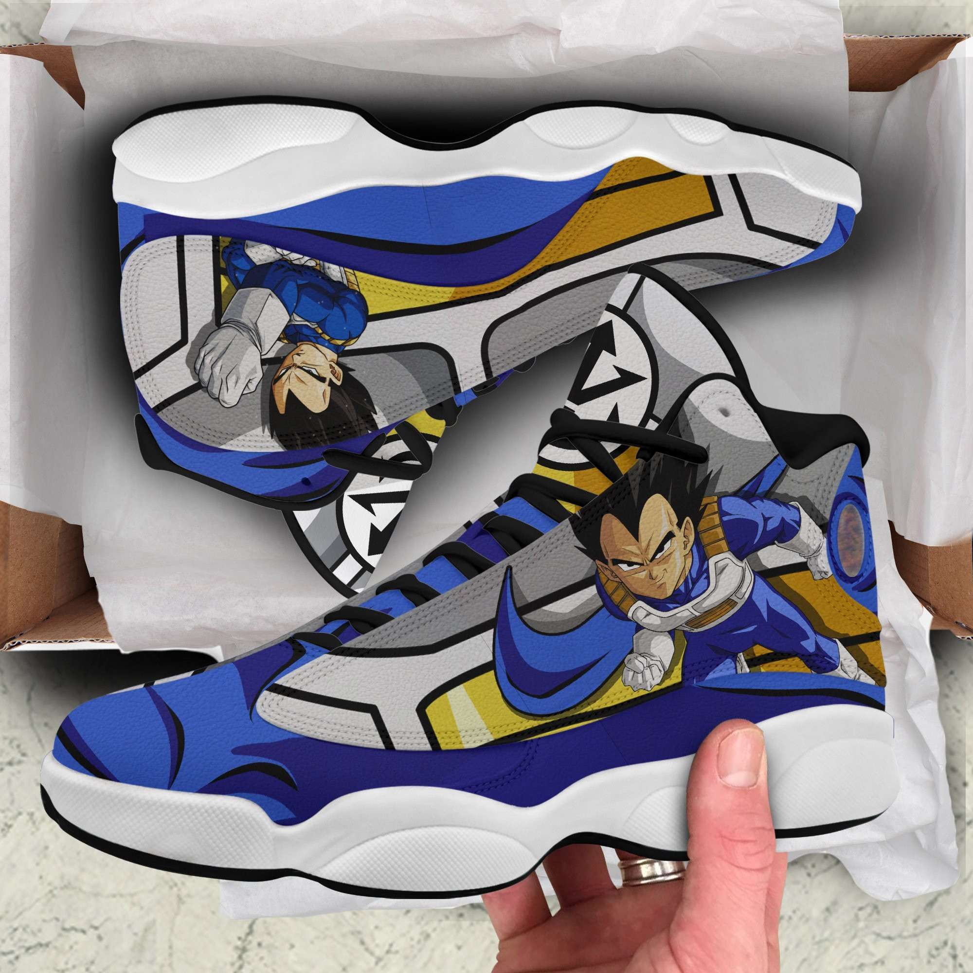 DBZ Vegeta JD13 Sneakers Custom Dragon Ball Anime Shoes