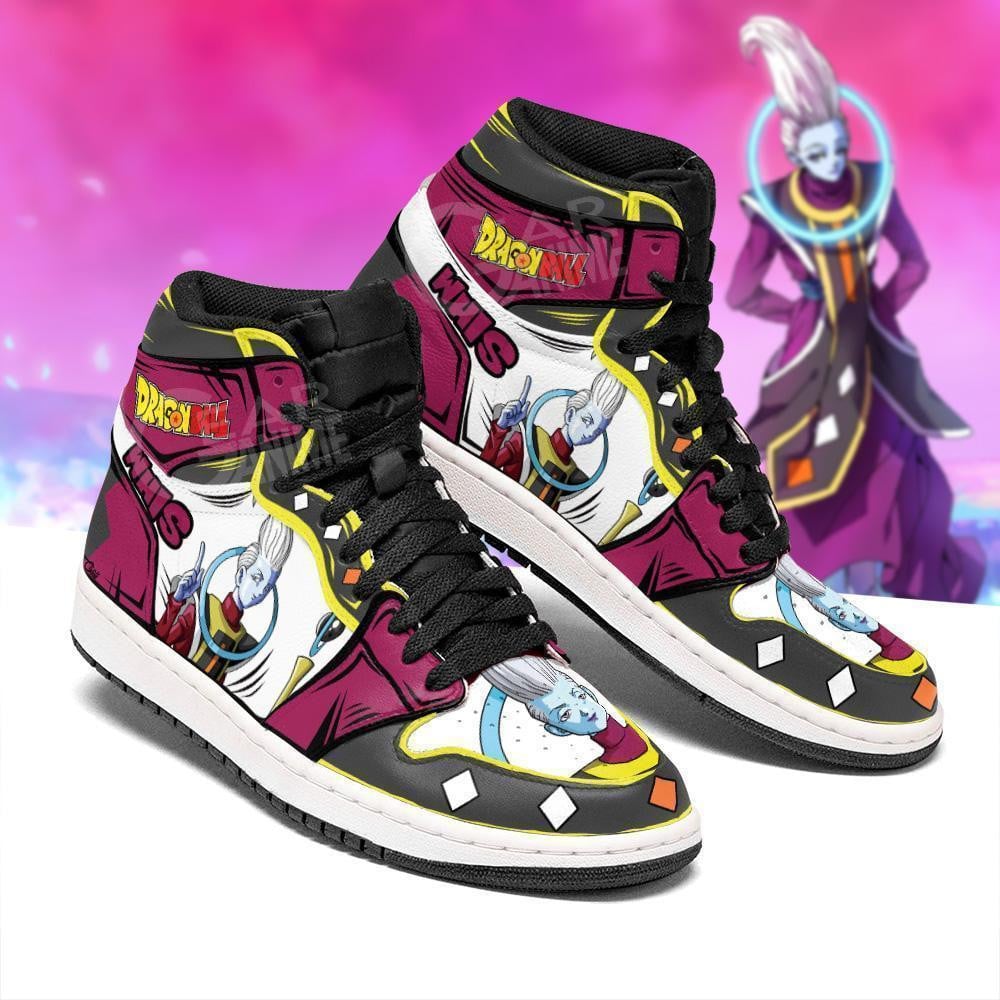 DBZ Whis JD1s Sneakers Anime Dragon Ball Shoes, Air Jordan Hightop