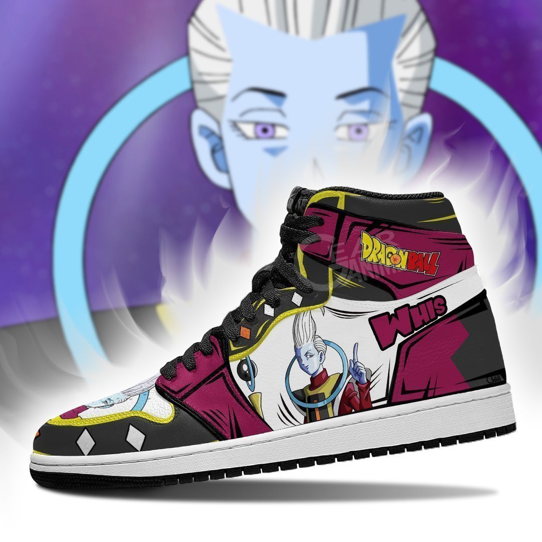 DBZ Whis JD1s Sneakers Anime Dragon Ball Shoes, Air Jordan Hightop