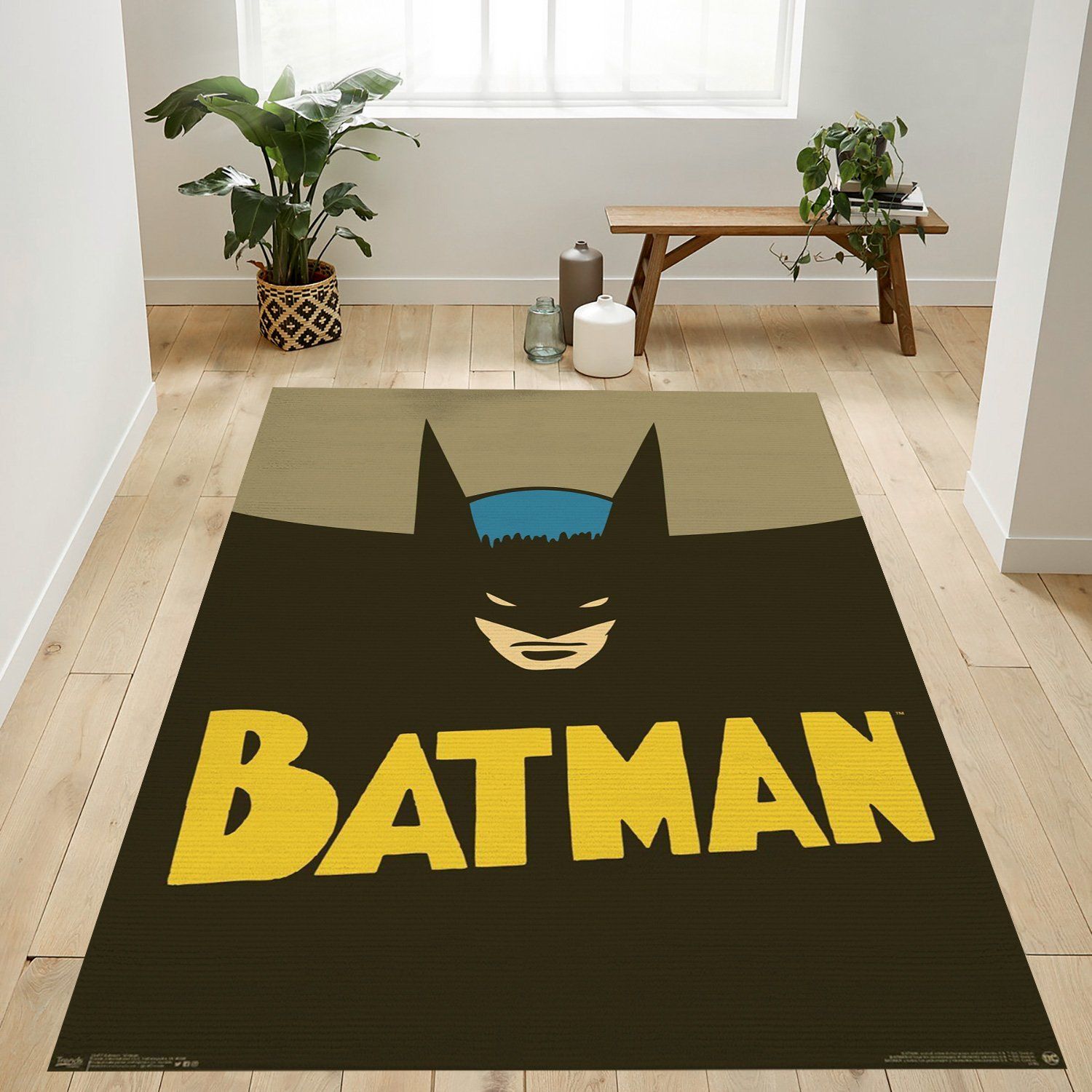 Dc Comics Batman Rectangle Rug – Custom Size And Printing