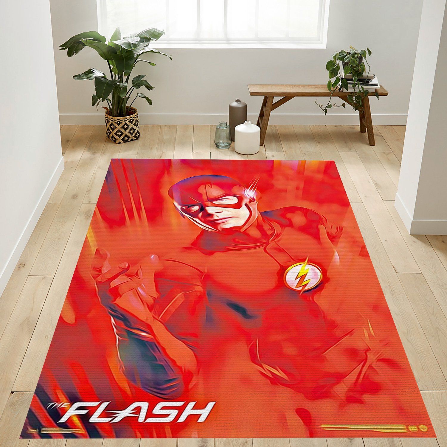 Dc Comics Tv The Flash Rectangle Rug – Custom Size And Printing