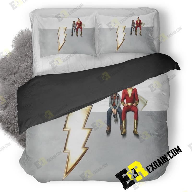 Dc Shazam Movie Rf 3D Customized Duvet Cover Bedding Set