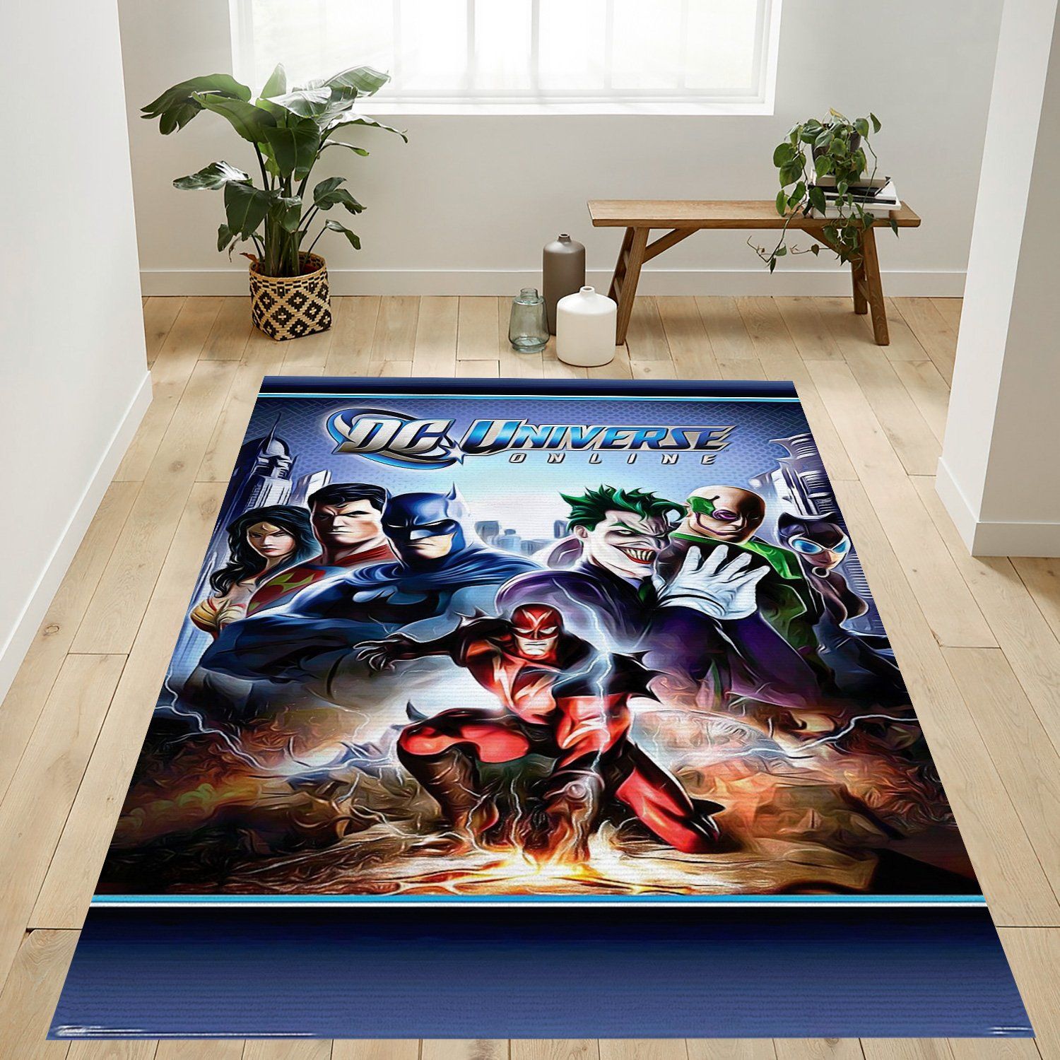 Dc Universe Online Rectangle Rug – Custom Size And Printing