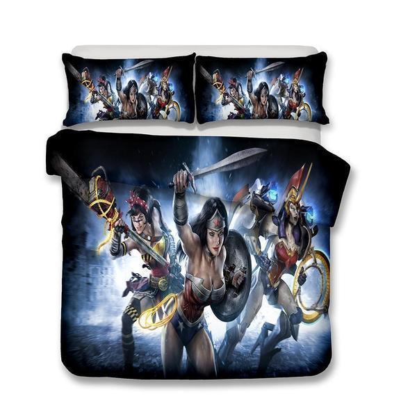 Dc Wonder Woman 3D Customized Duvet Cover Bedding Set