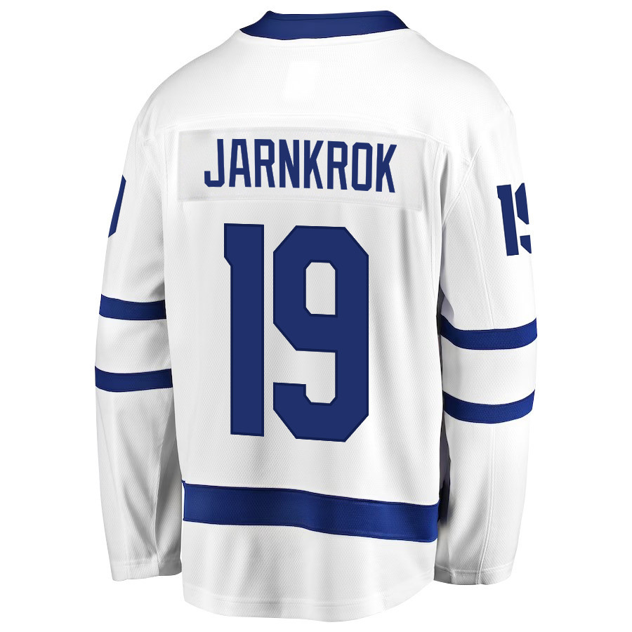 DCalle Jarnkrok 19 Toronto Maple Leafs Stanley Cup 2023 Playoffs Patch Away Breakaway Men Stitched Jersey – White