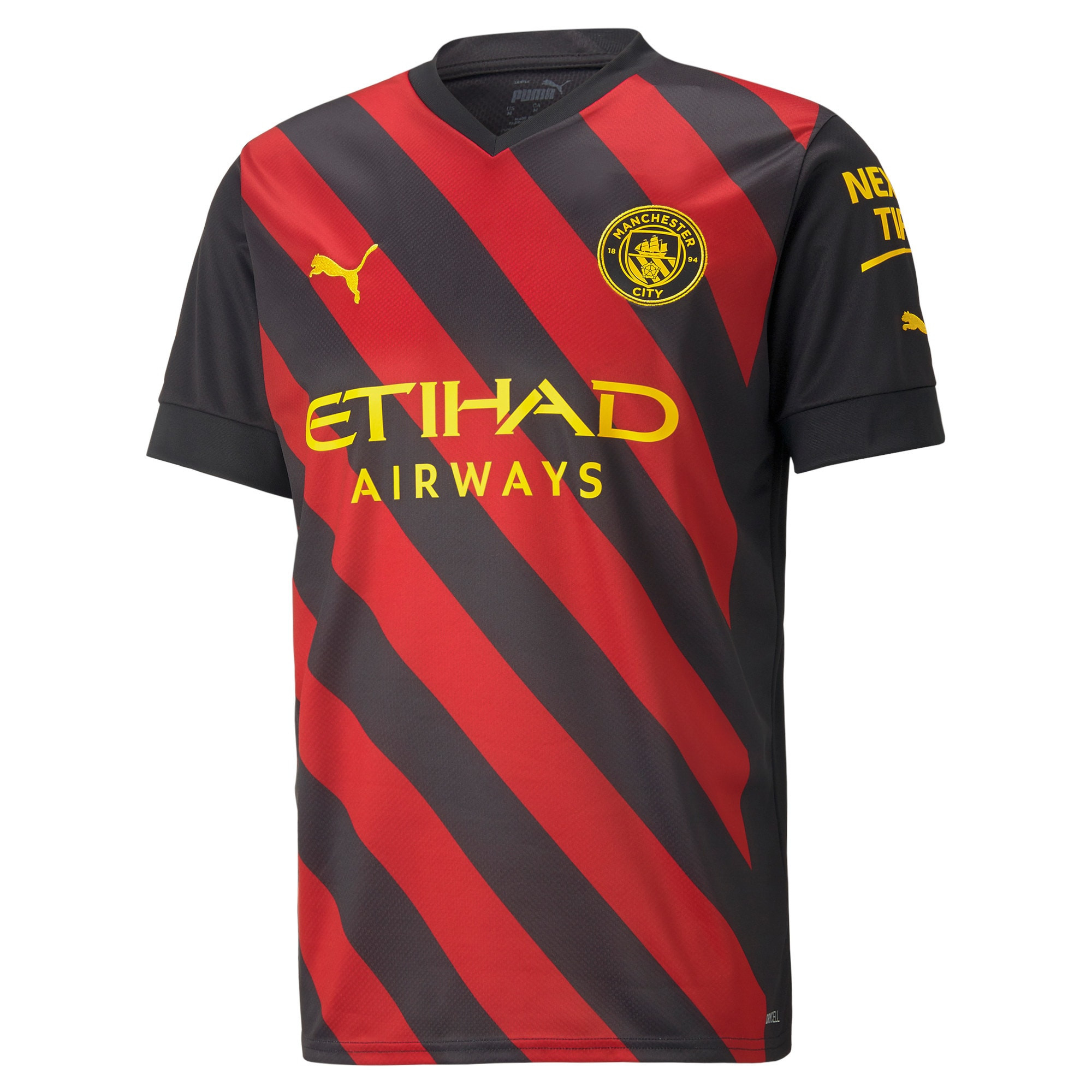 De Bruyne 17 Manchester City Men 2022/23 Away Soccer Jersey – Black