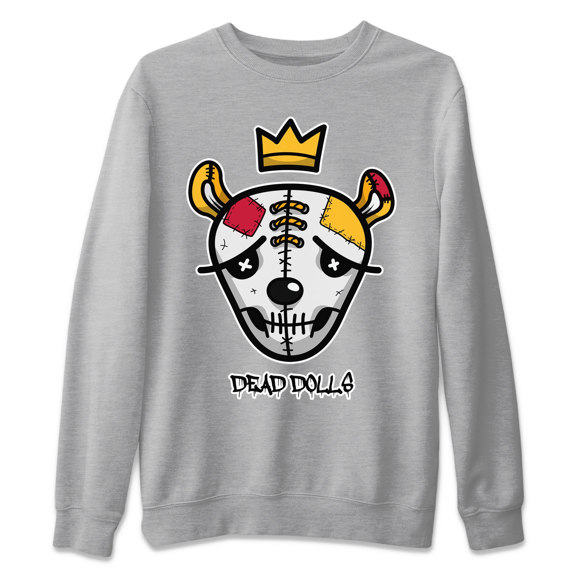 Dead Dolls Face Unisex Sweater – Air Jordan 7 Cardinal, Sneakers Matching Sweater