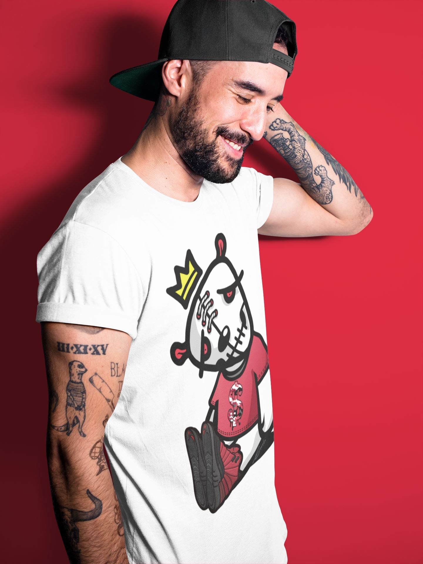 Dead Dolls Unisex Sweater – Air Jordan 12 Reverse Flu Game, Sneakers Matching Sweater
