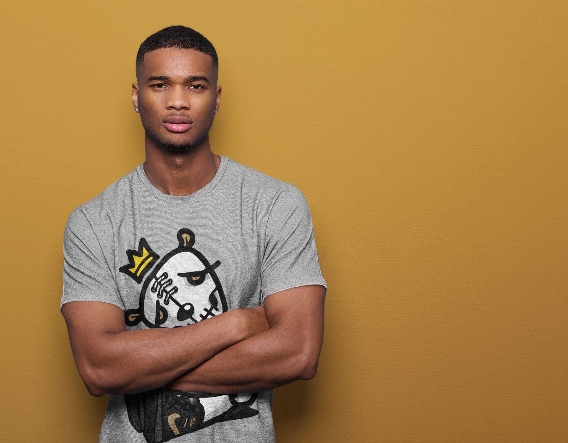Dead Dolls Unisex Sweater – Air Jordan 1 Black Metallic Gold, Sneakers Matching Sweater