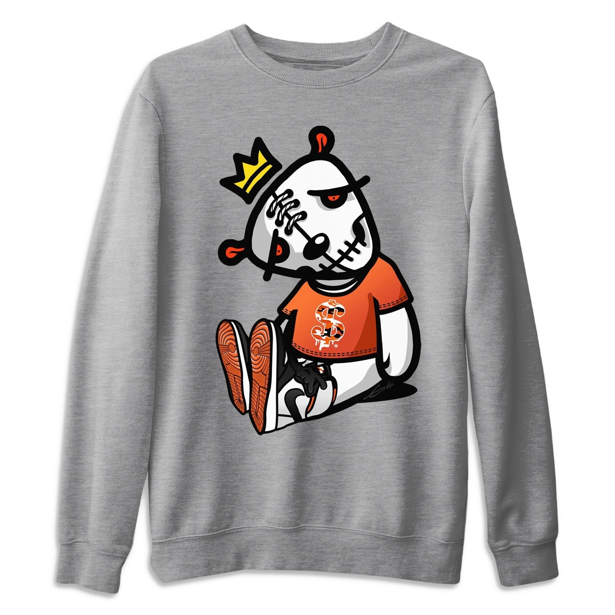 Dead Dolls Unisex Sweater – Air Jordan 1 Electro Orange, Sneakers Matching Sweater