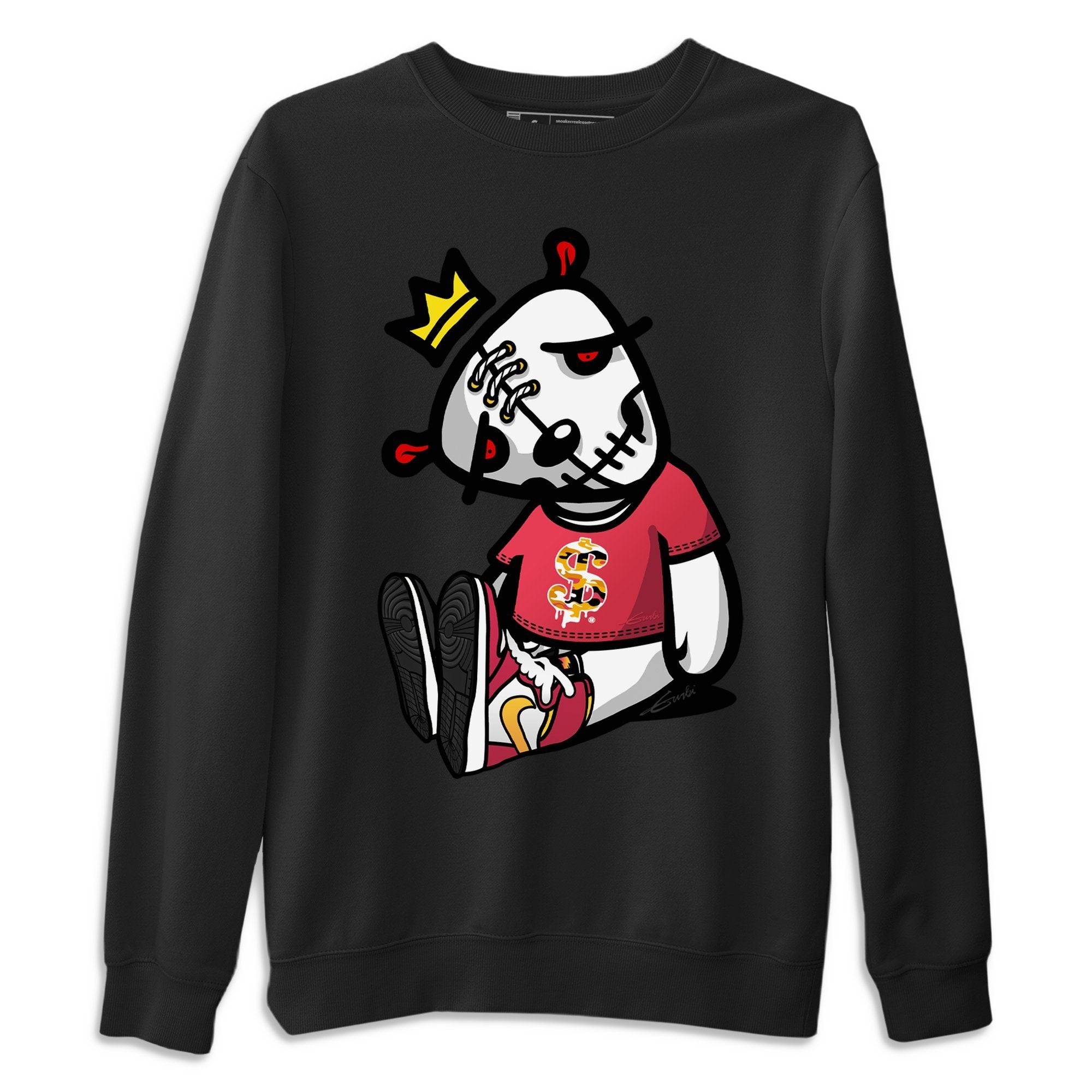 Dead Dolls Unisex Sweater – Air Jordan 1 Light Fusion Red, Sneakers Matching Sweater