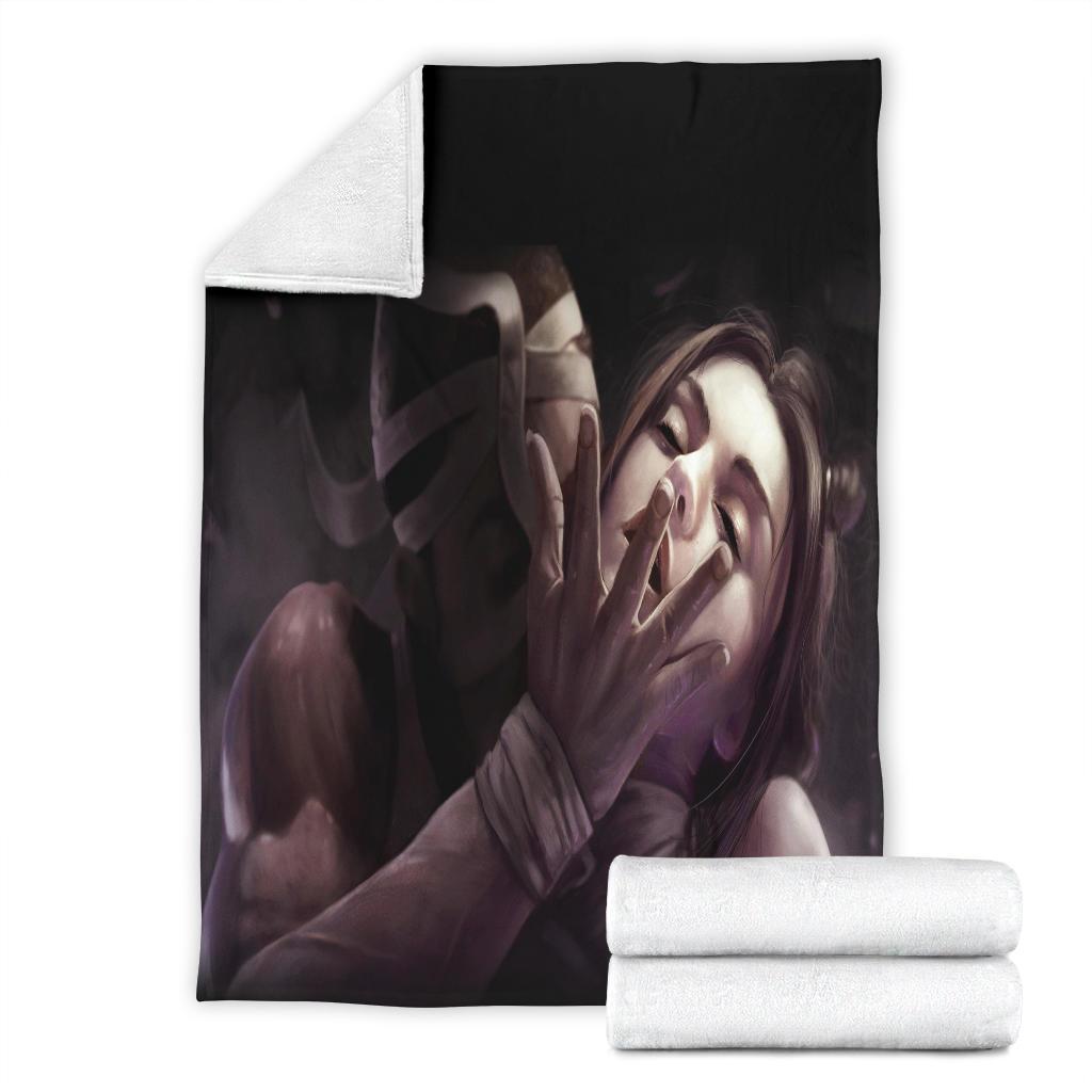 Dead Inside Sherpa Blanket Cozy Blanket Fleece Blanket