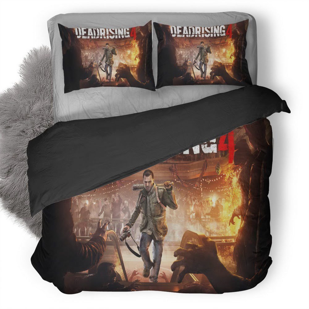 Dead Rising 3D Customized Duvet Cover Bedding Set