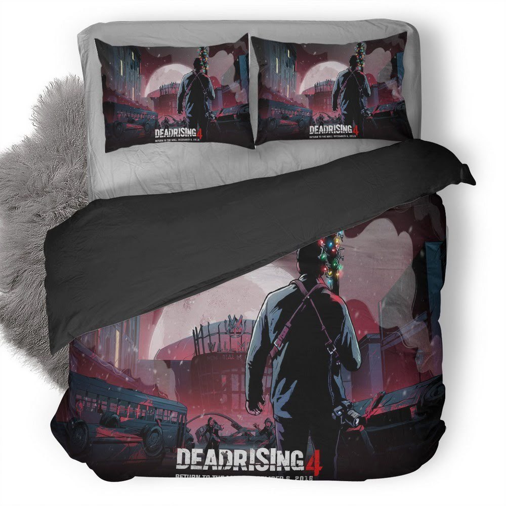 Dead Rising Return To The Mall 3D Customized Duvet Cover Bedding Set