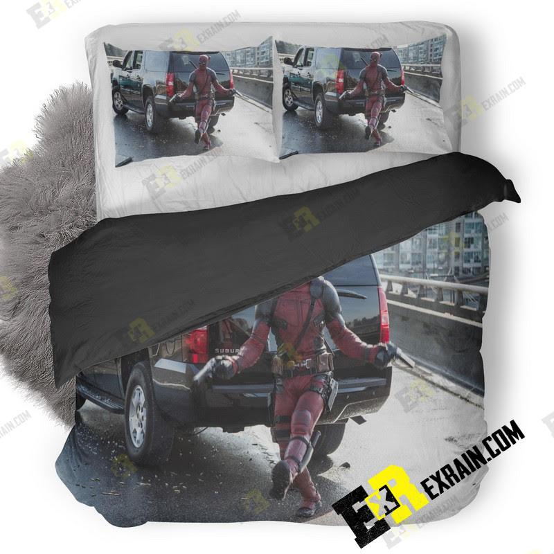 Deadpool 6A 3D Customized Duvet Cover Bedding Set