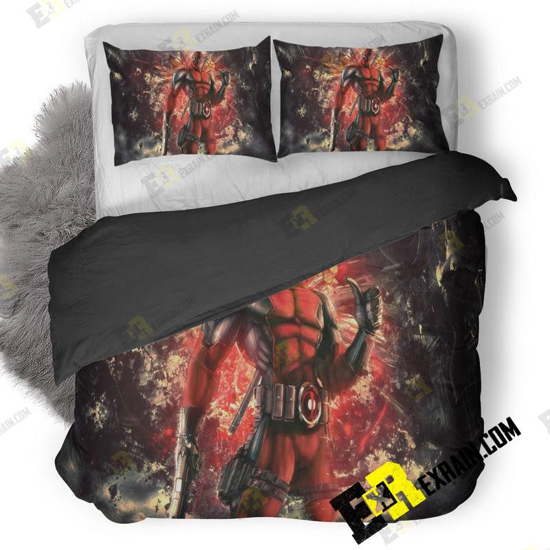 Deadpool Movie 3D Customized Duvet Cover Bedding Set