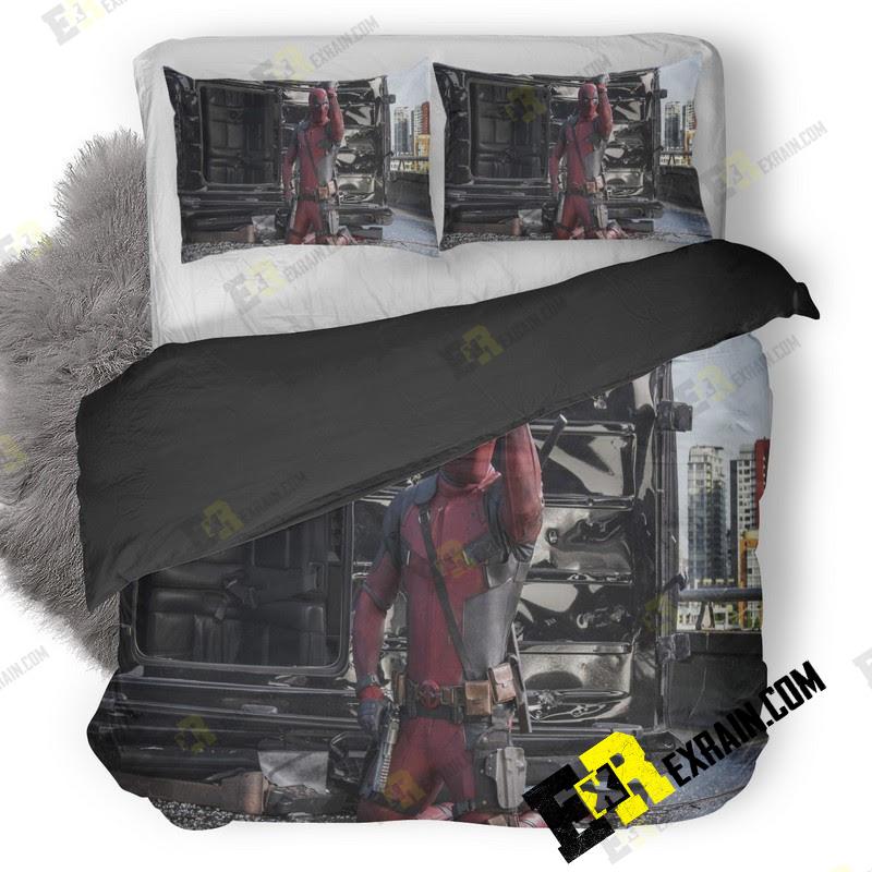 Deadpool Movie Hd 3D Customized Duvet Cover Bedding Set