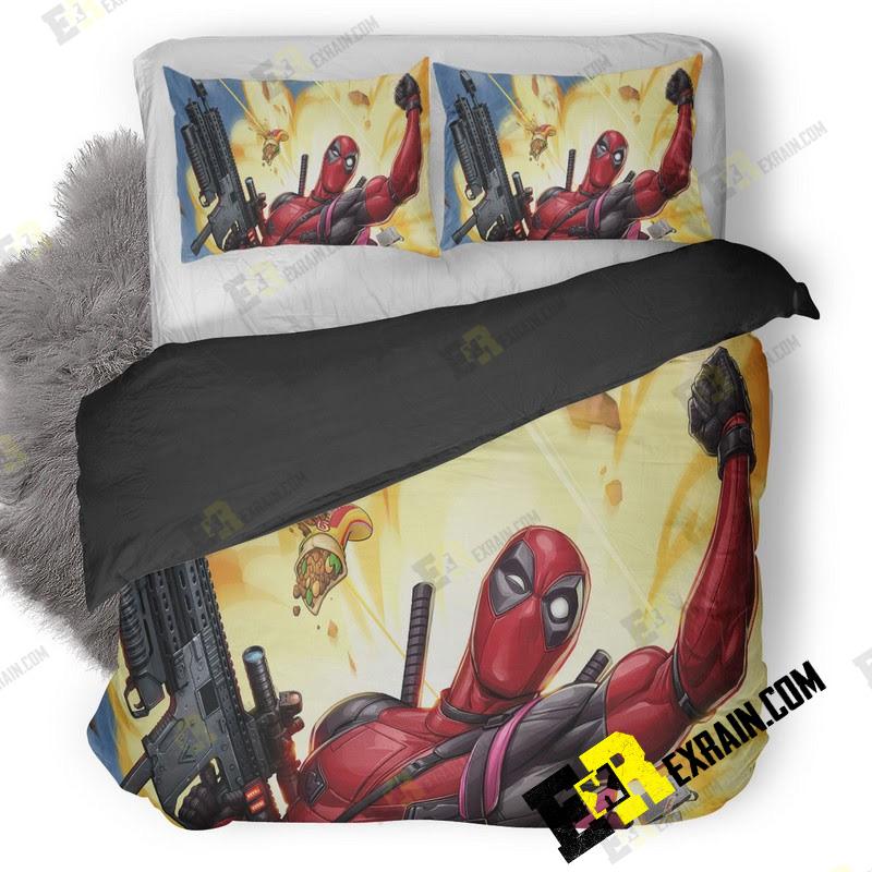 Deadpool Movie Imax Poster Pb 3D Customized Duvet Cover Bedding Set