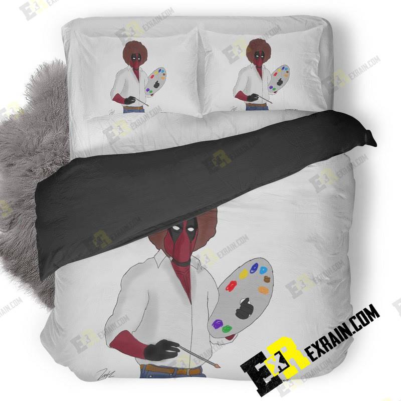 Deadpool Painting In Deadpool 3N 3D Customized Duvet Cover Bedding Set