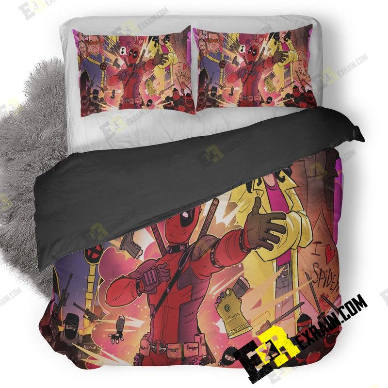 Deadpool The Musical Ultimate Disney Parody N5 3D Customized Duvet Cover Bedding Set