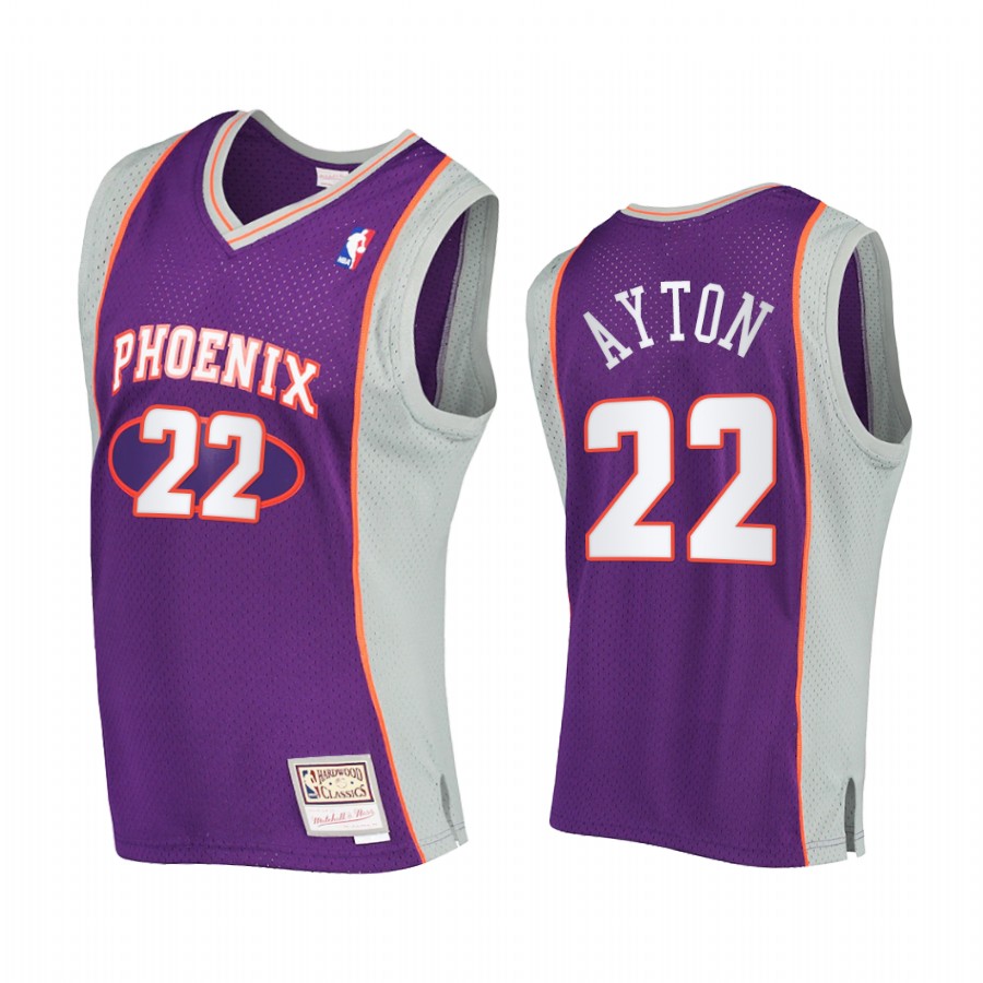 Deandre Ayton #22 Phoenix Suns Hardwood Classics Jersey Purple