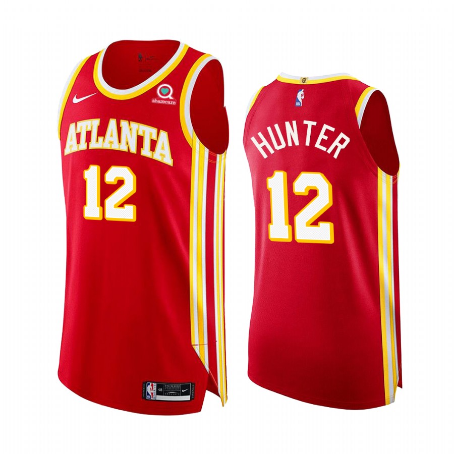 De'andre Hunter Atlanta Hawks Red Icon 2020-21 Jersey