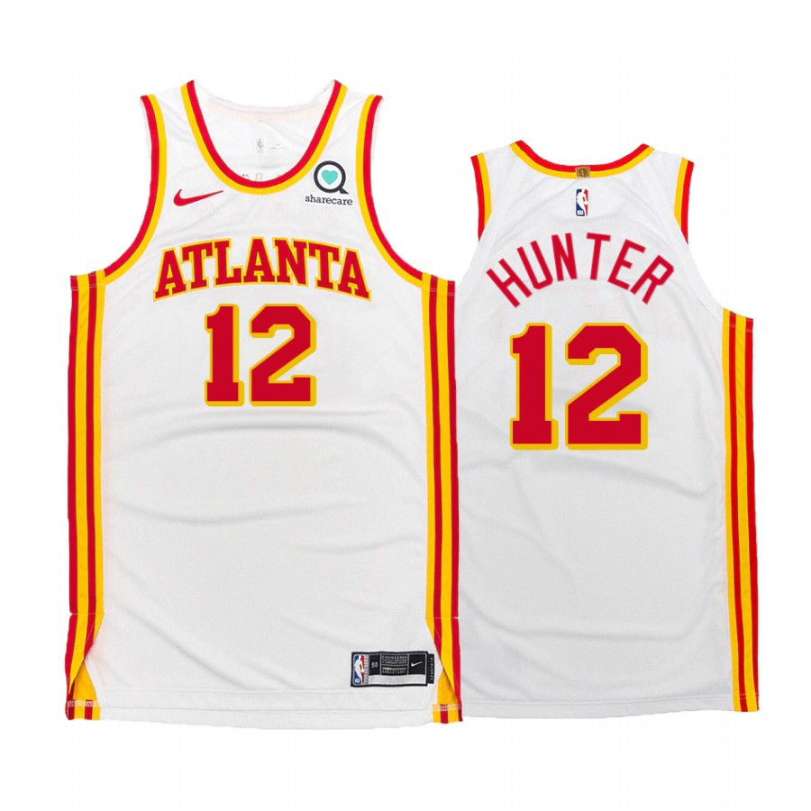 De'andre Hunter Atlanta Hawks White Association 2020-21 Jersey