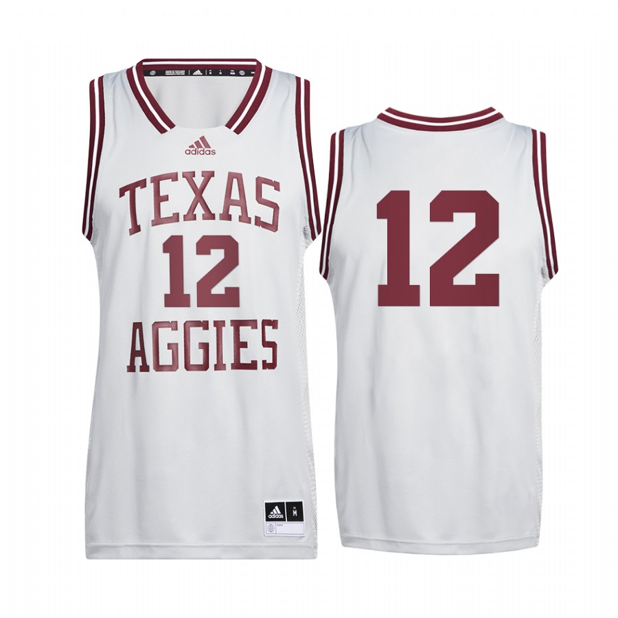 DeAndre Jordan Aggies White Jersey Reverse Retro Alumni