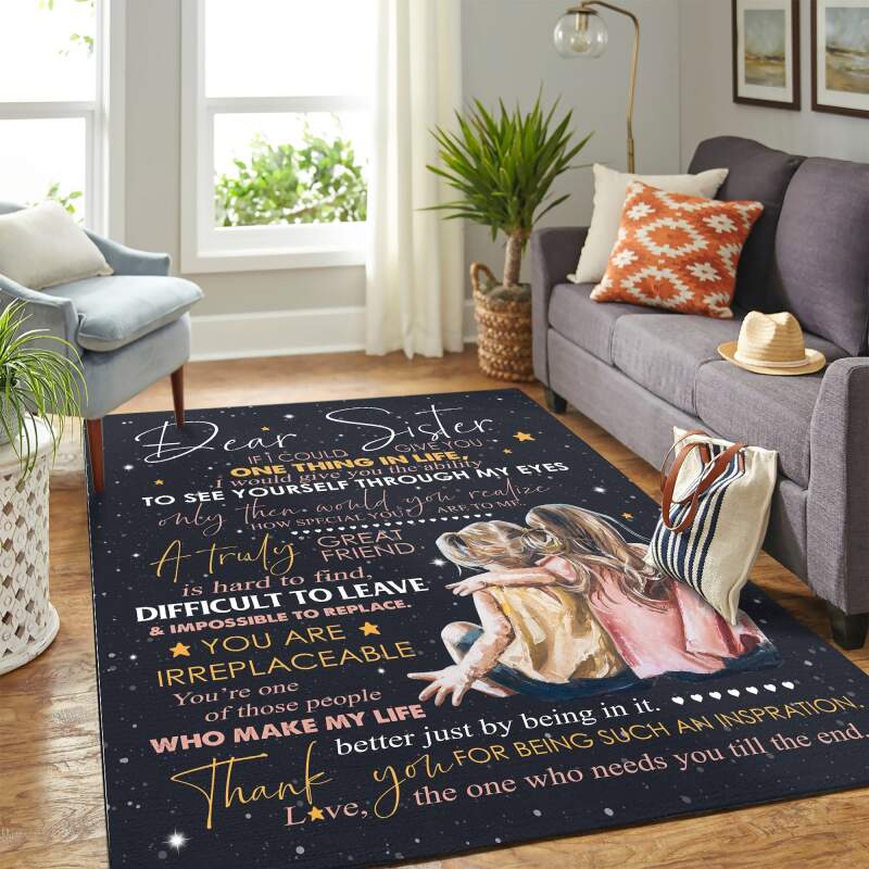 Dear Sister Mk Carpet Area Rectangle Rug