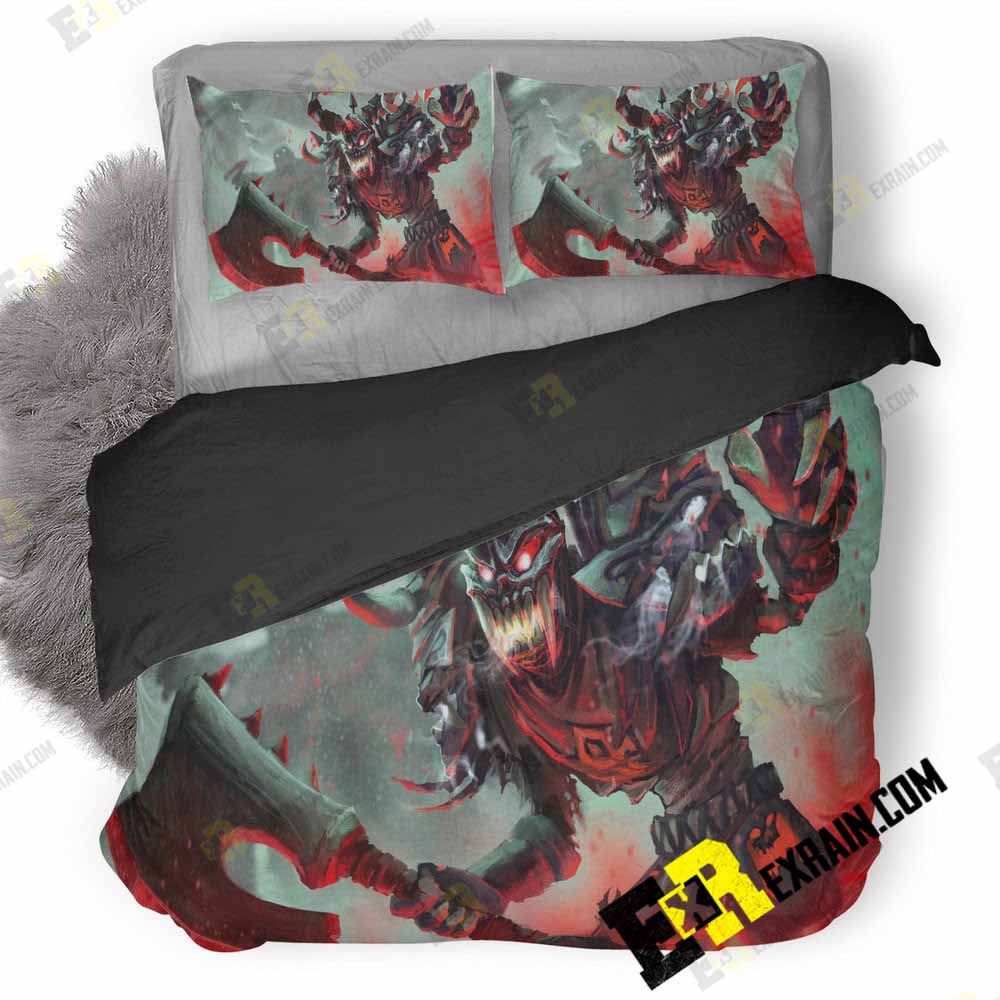 Death Knight World Of Warcraft 2X 3D Customized Duvet Cover Bedding Set