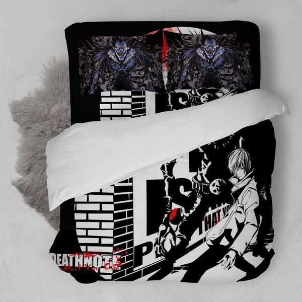 Death Note A 3D Customized Duvet Cover Bedding Set