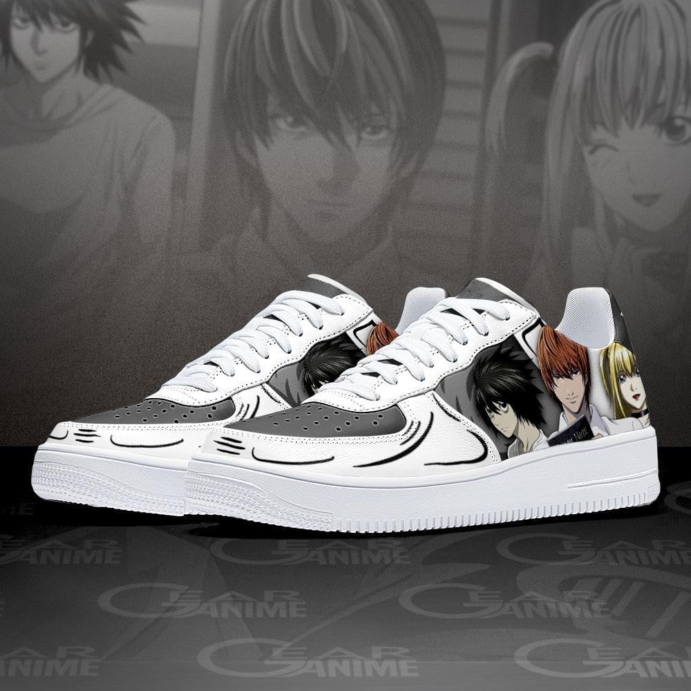 Death Note Air Sneakers Custom L Lawliet Light Yagami Misa Misa Anime Shoes